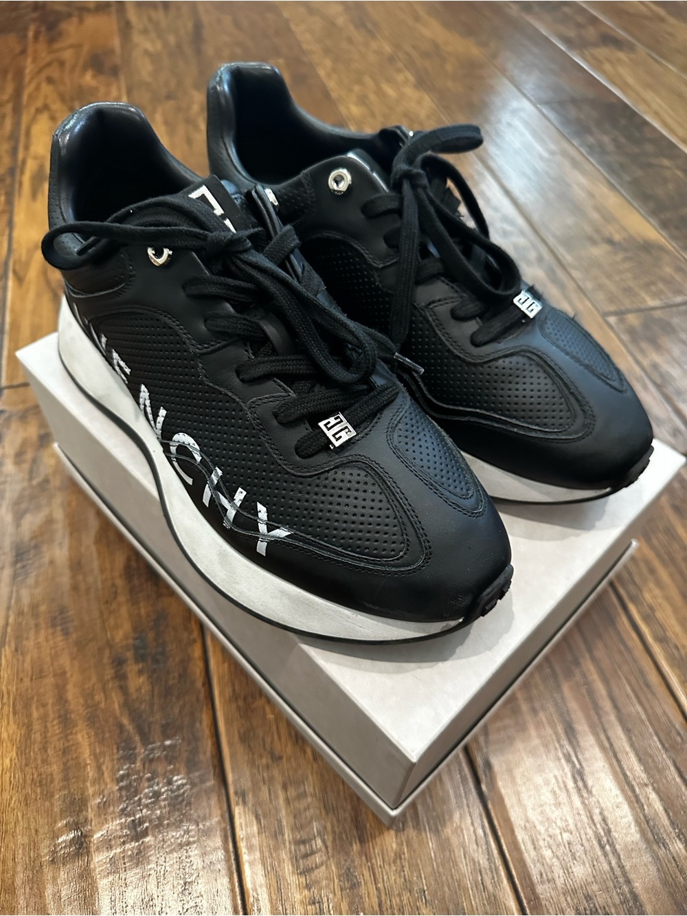 Givenchy Black and White Women's Sneakers